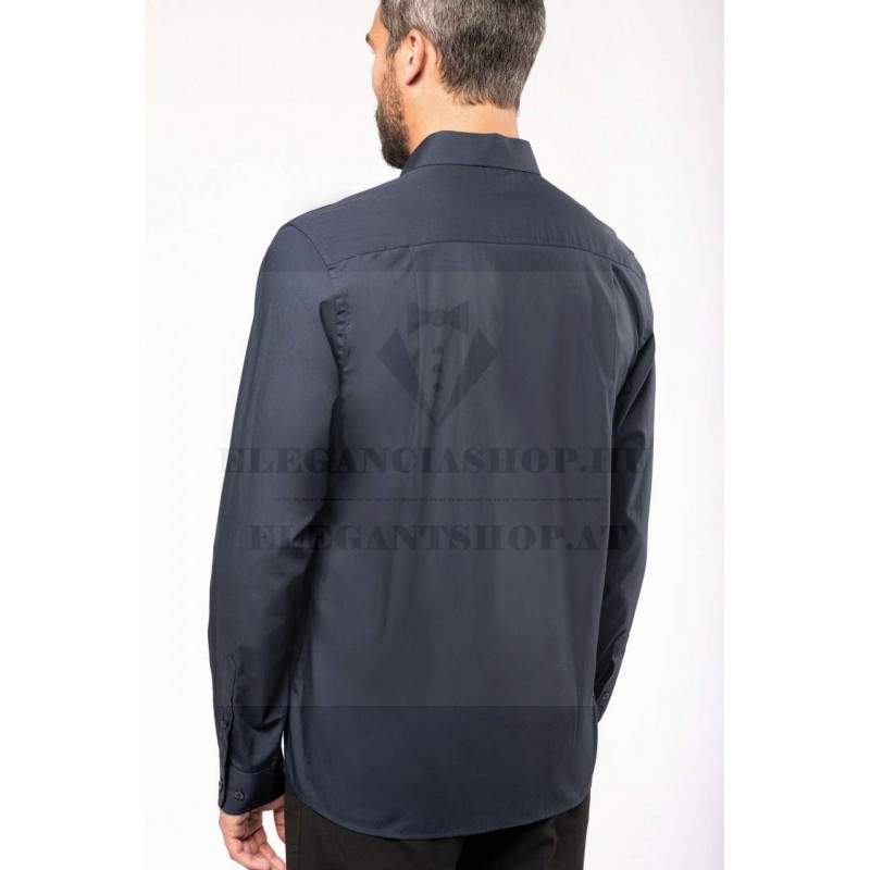 100% pamut puplin h.u ing - Grafit Normál fazon 100% pamut puplin h.u ing - Grafit Normál fazon