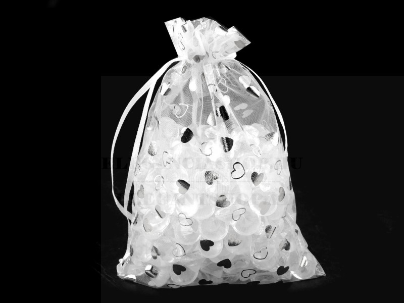 Organza ajándéktasak  14x21 Ajándék csomagolás