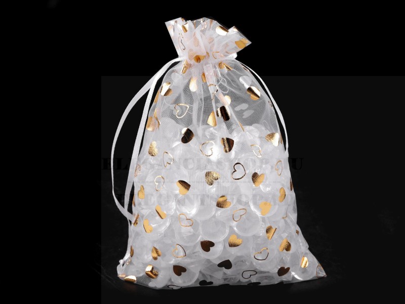 Organza ajándéktasak  14x21 Ajándék csomagolás