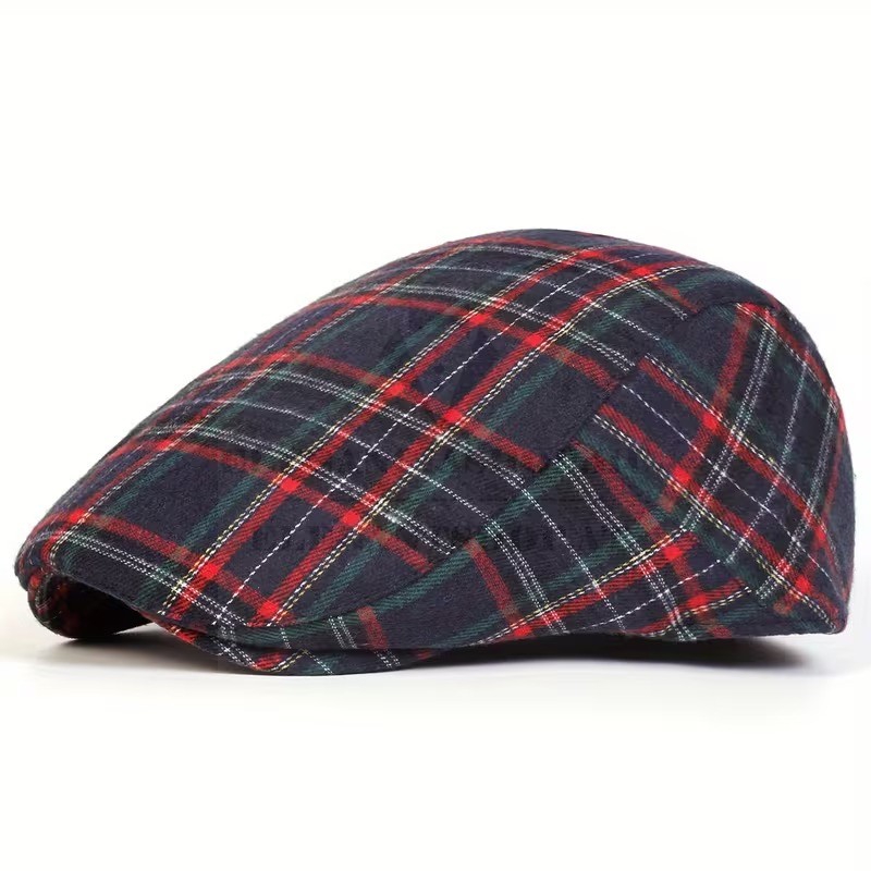                       Skótkockás golfsapka - Kék