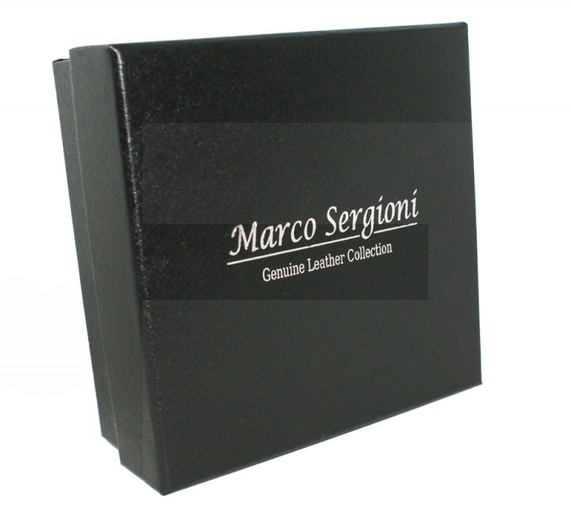 Marco Sergioni férfi bőr öv - Fekete Marco Sergioni férfi bőr öv - Fekete