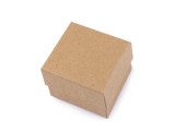 Ékszeres doboz természetes 5x5 cm - 2 db