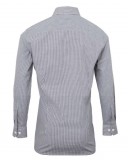 GINGHAM 100% pamut comfort fit h.u férfi ing Fehér-kék kockás Normál fazon