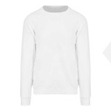                                                          Unisex pamut pulóver - Fehér Extra méret