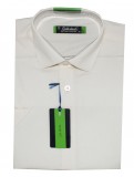   Goldenland slim rövidujjú ing - Ecru Slim, Smart fazon