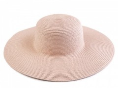     Női szalma kalap - Púder Női sapka,kesztyű,sál