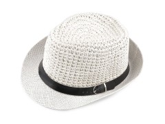                                                           Unisex nyári szalmakalap - Fehér 